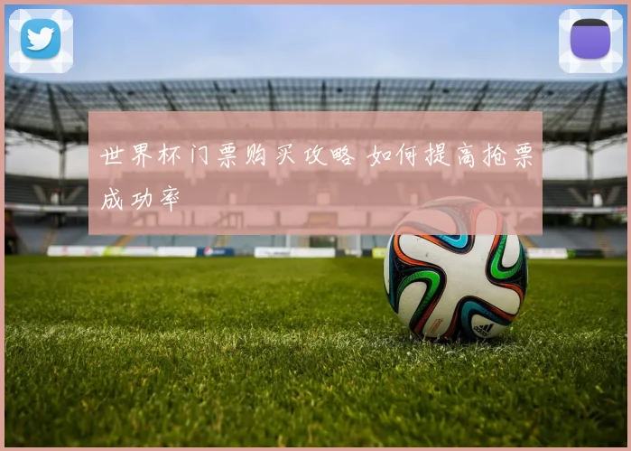 世界杯门票购买攻略 如何提高抢票成功率