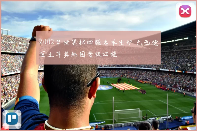 2002年世界杯四强名单出炉 巴西德国土耳其韩国晋级四强